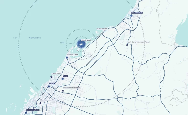 sobha siniya location map