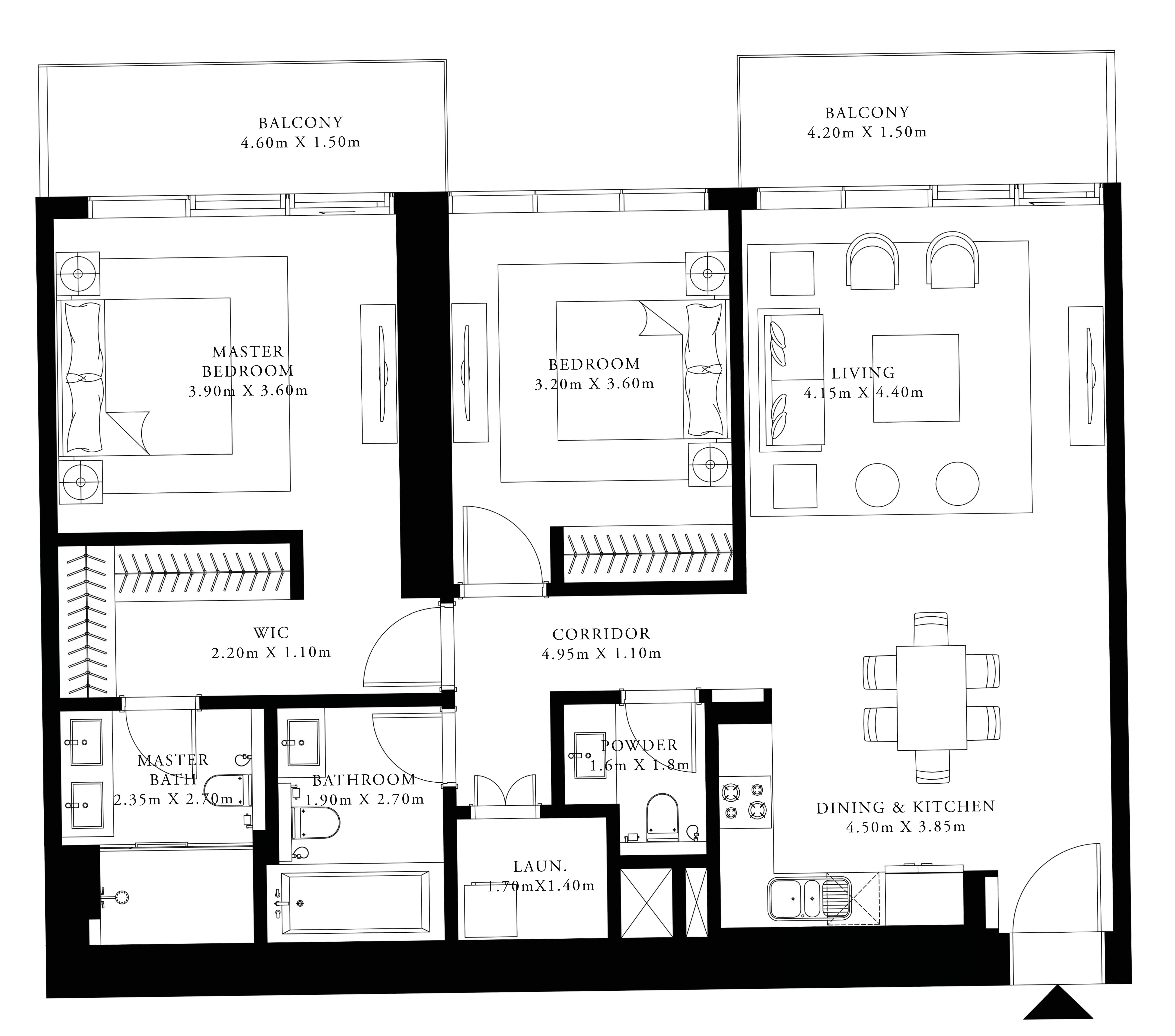 1-bedroom-type-B