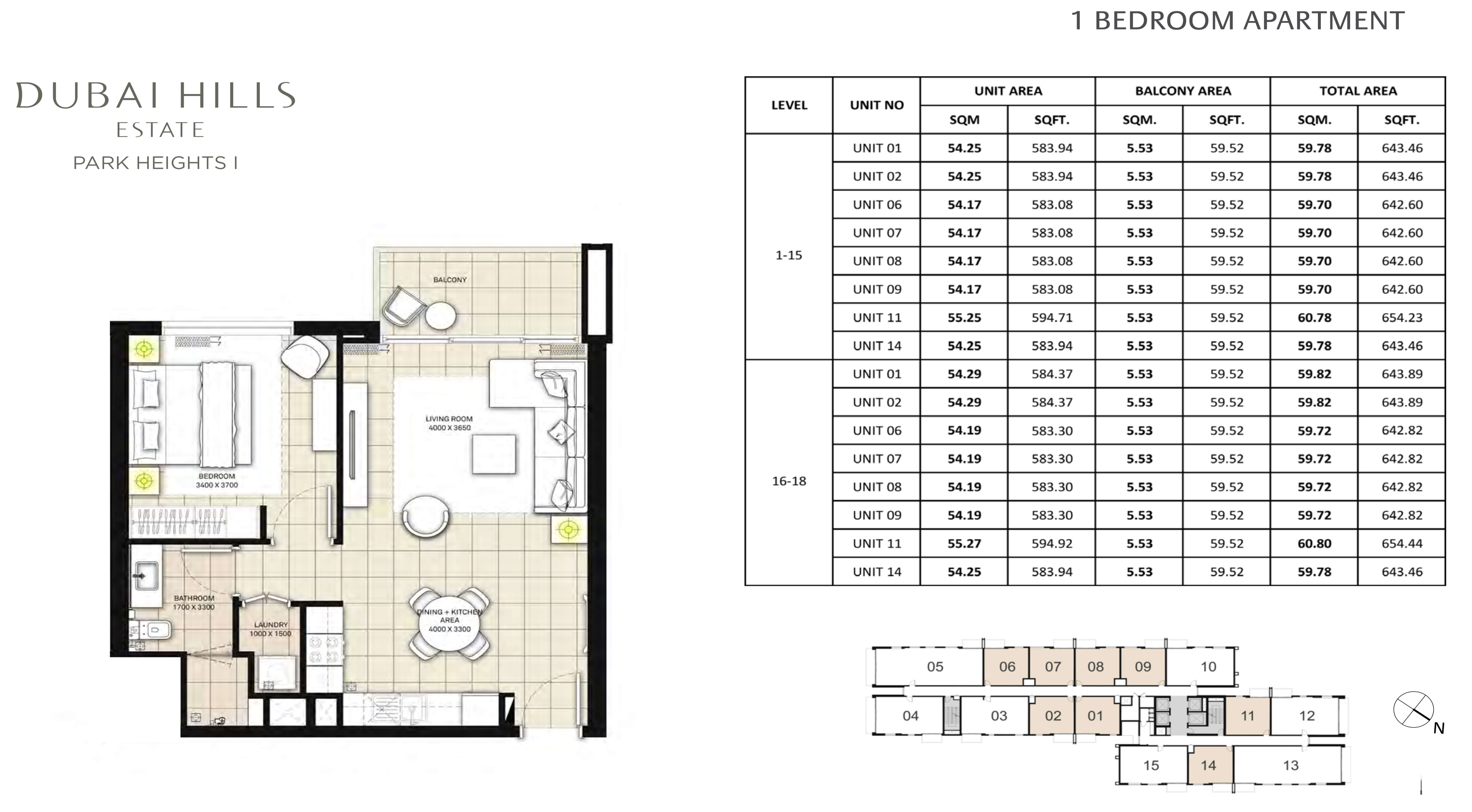 park heights 1 by emaar