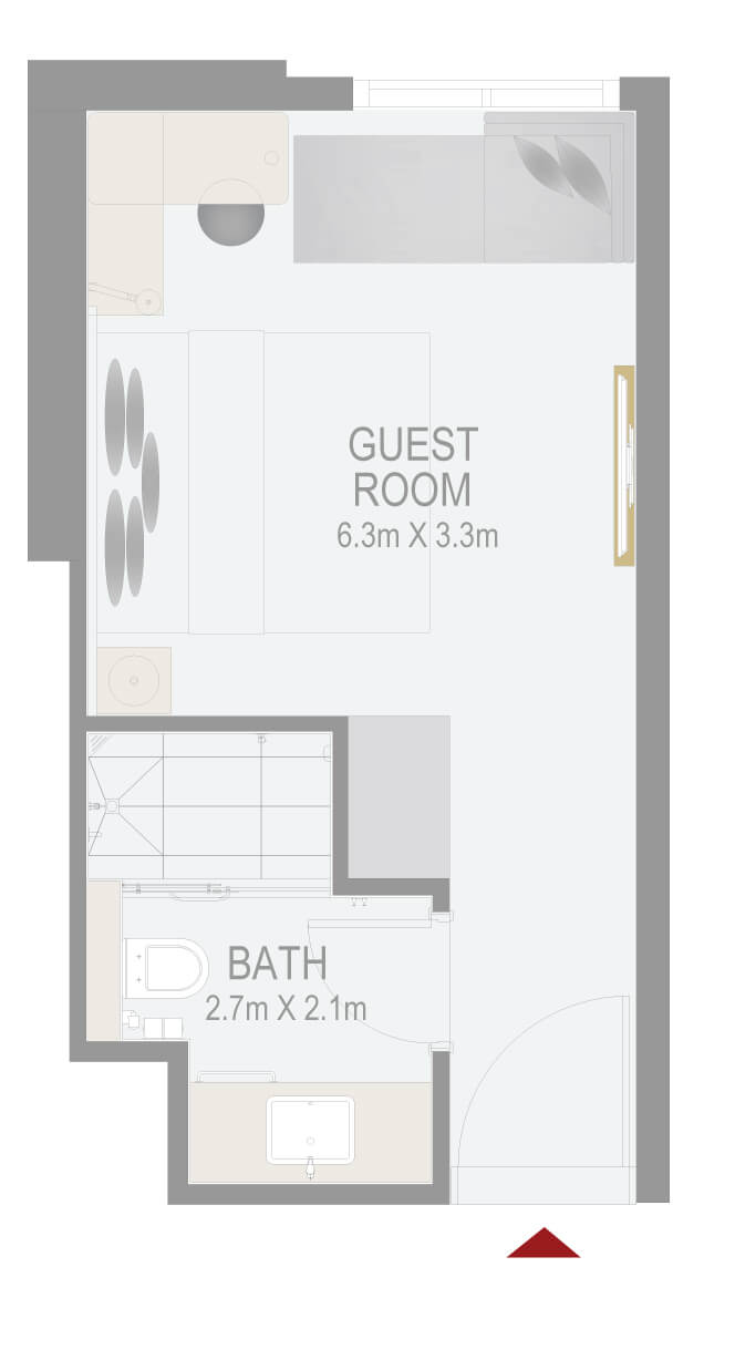 6 Room Guest Room