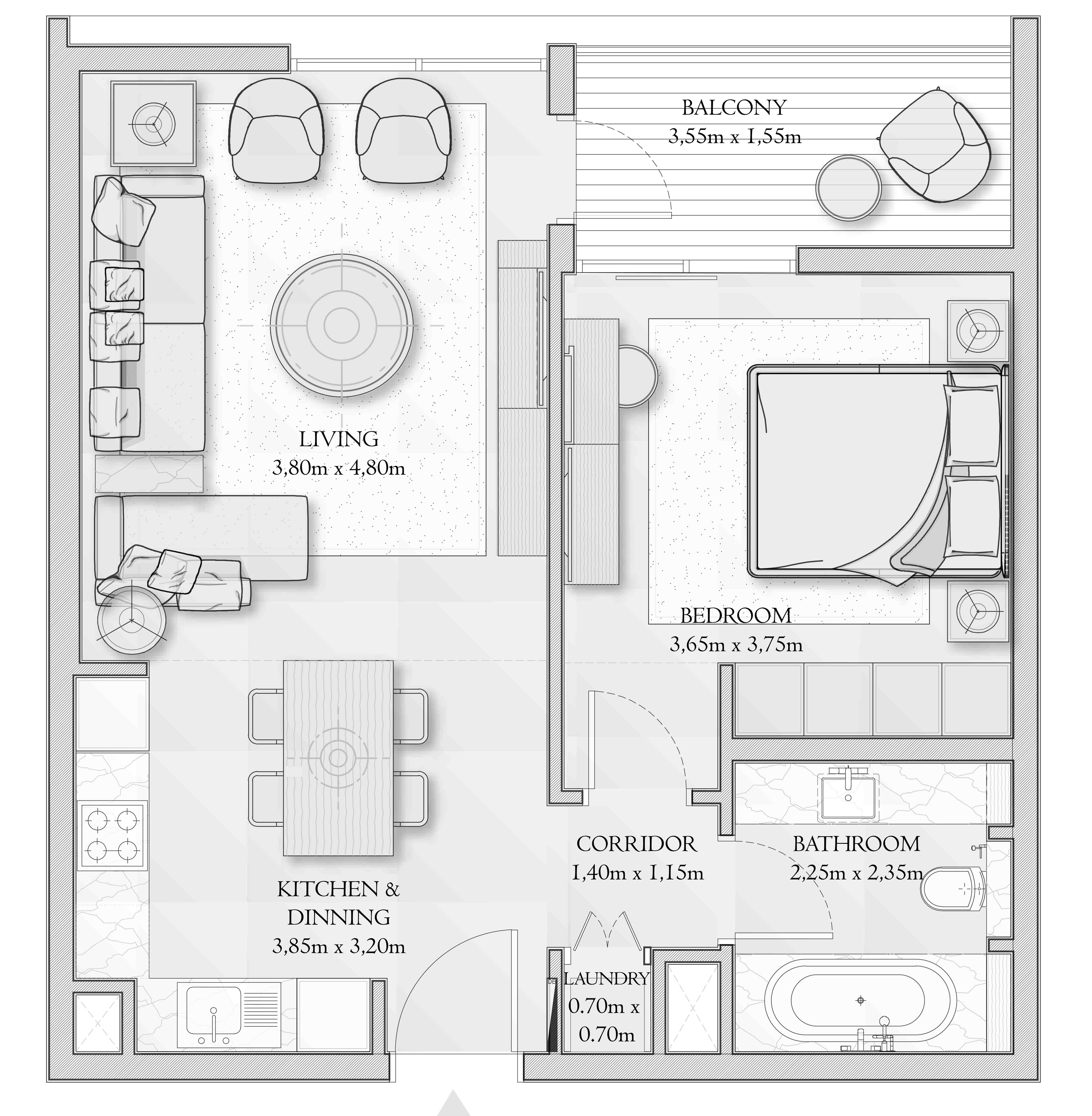 1-bedroom-type-A