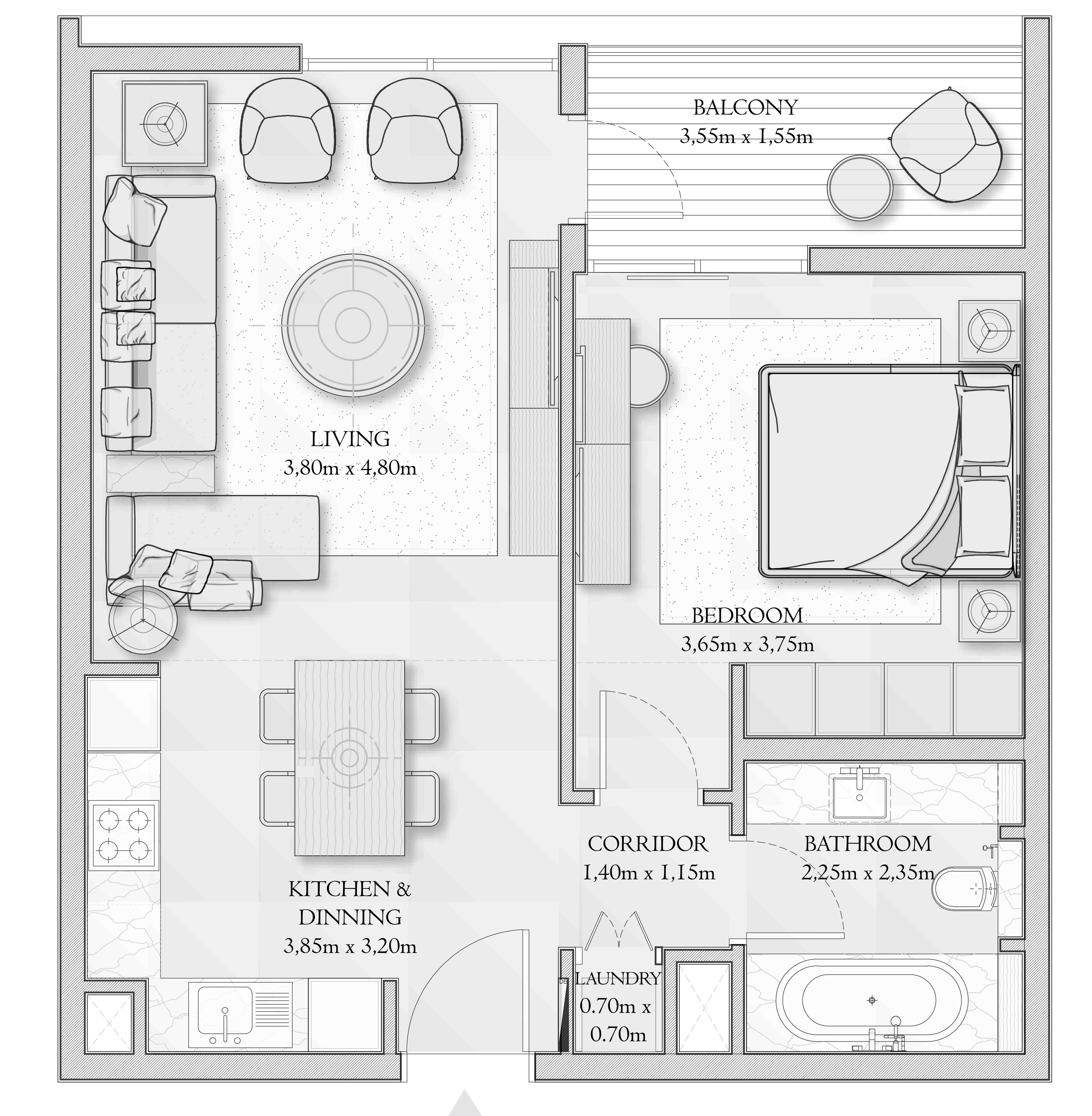 1-bedroom-type-B